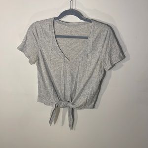 Lululemon short sleeve tie front